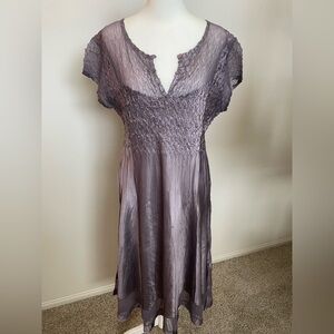 Komarov Lavender Textured Dress